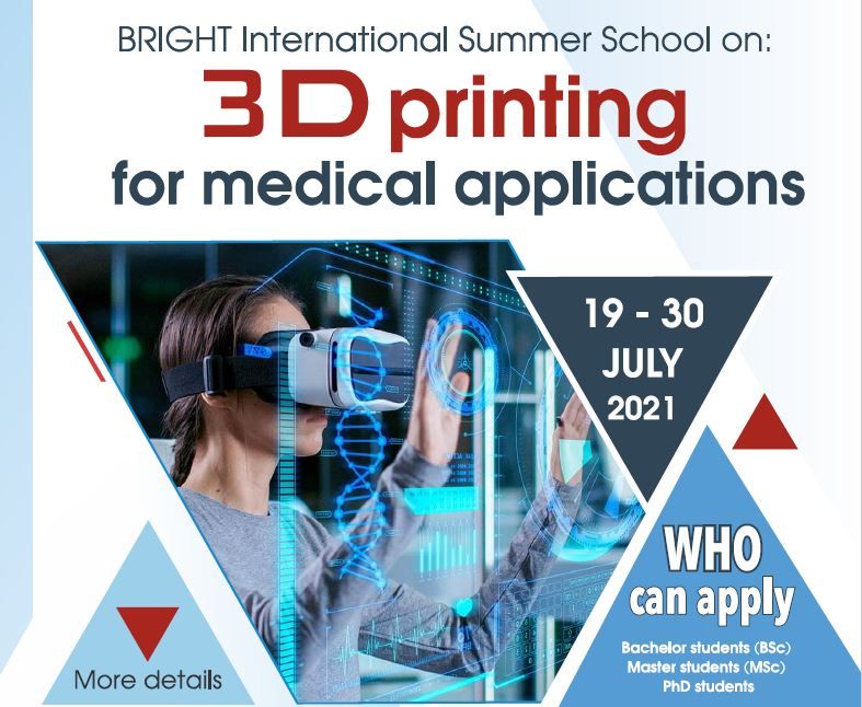 Școala de vară despre imprimarea 3D a dispozitivelor medicale