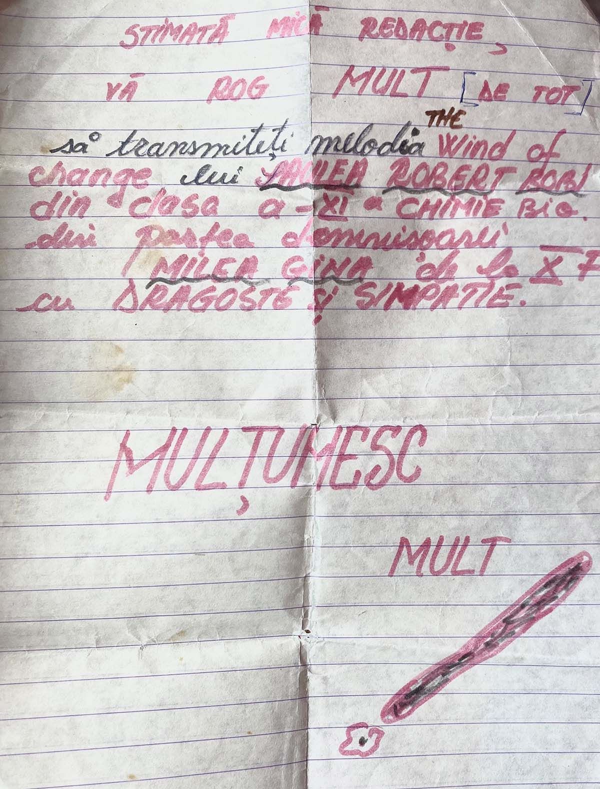 scrisoare