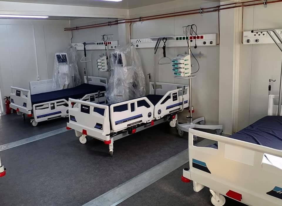 Modul ATI pentru bolnavii COVID, în campusul de pe Stadionul CFR Timişoara