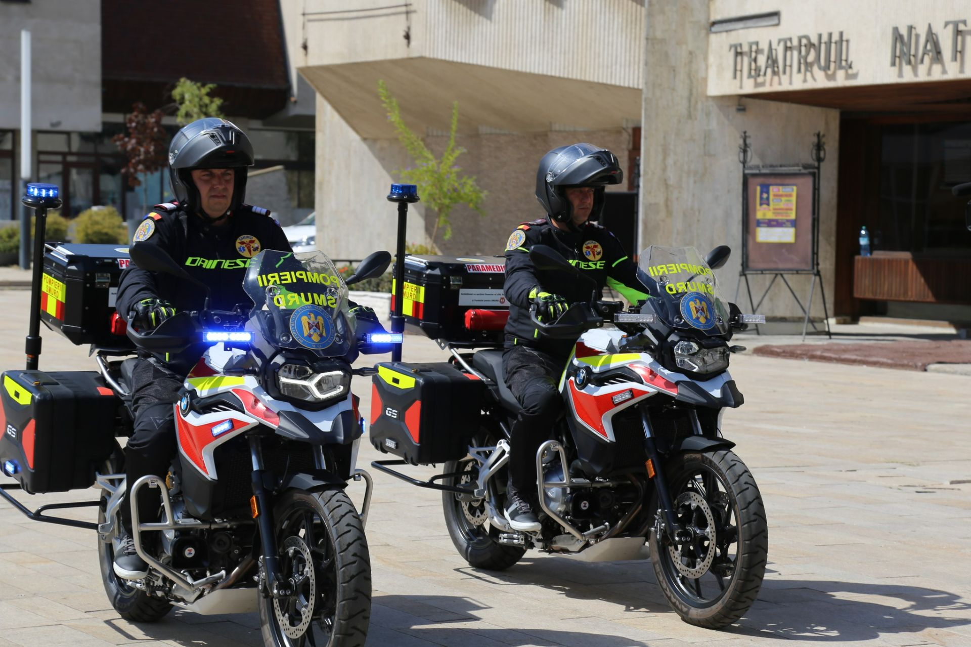 Motociclete SMURD de intervenție urbană, în dotarea ISU Mureș