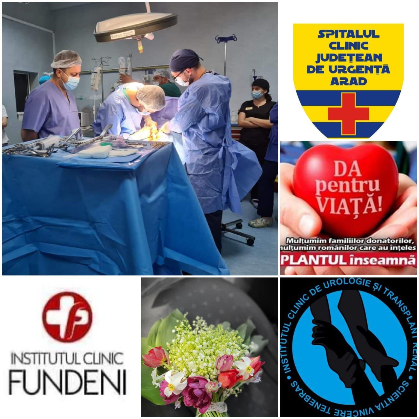 Prelevare de organe la SCJU Arad: trei români au primit o nouă șansă la viață