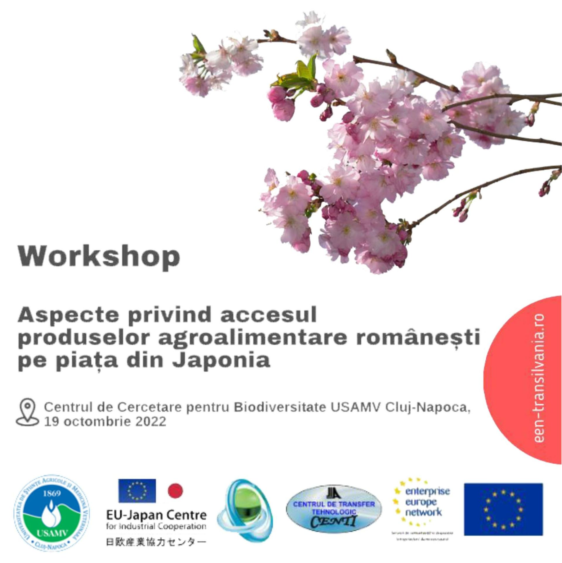 Workshop despre accesul produselor agroalimentare româneşti pe piaţa din Japonia
