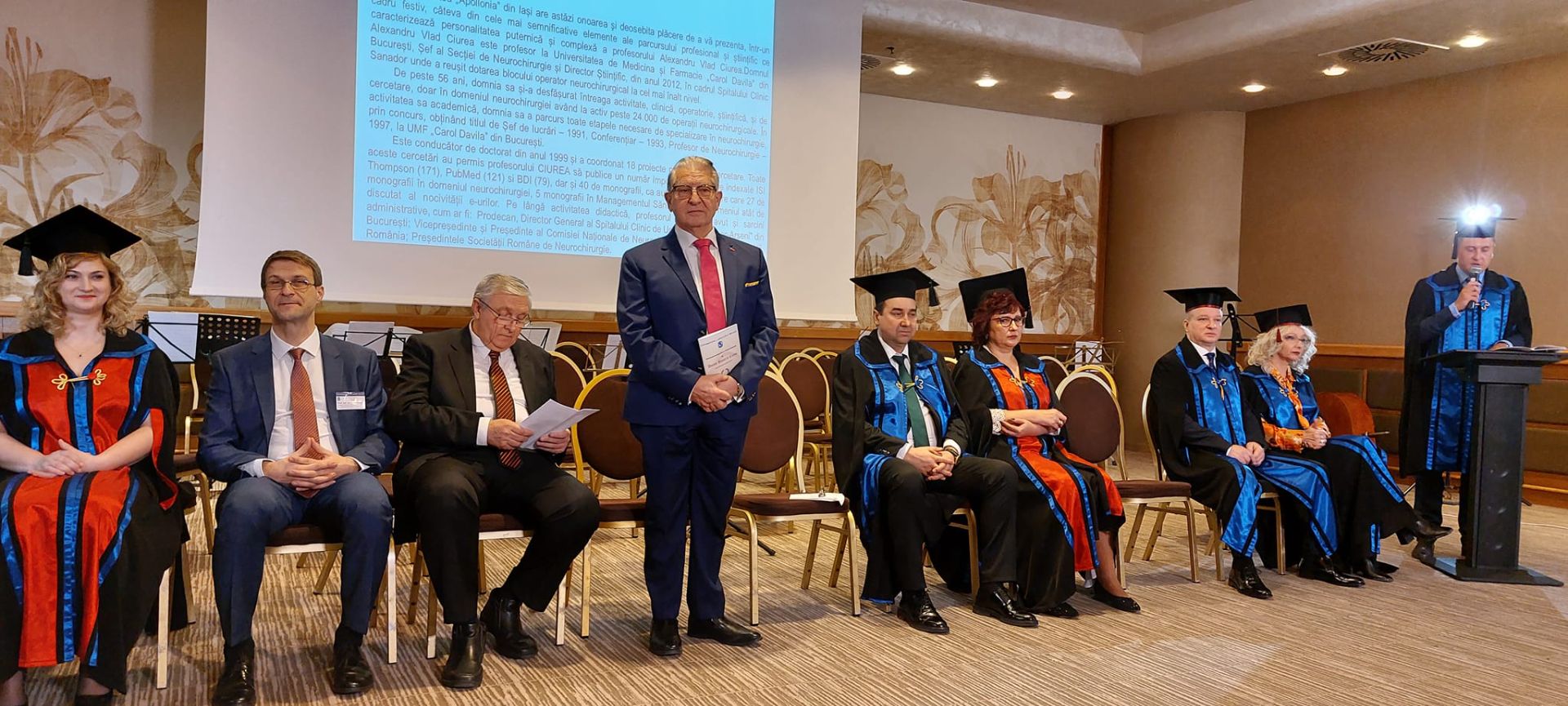 Prof. dr. Vlad Ciurea, numit Doctor Honoris Causa la Universitatea „Apollonia” din Iași