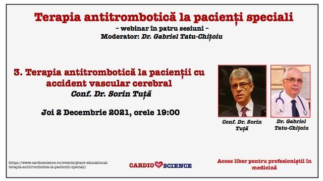 Webinar moderat de dr. Gabriel Tatu-Chițoiu, diseară, de la 19:00