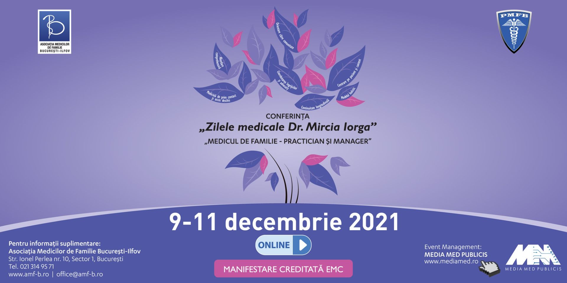 Conferința „Zilele medicale Dr. Mircia Iorga” are loc în decembrie