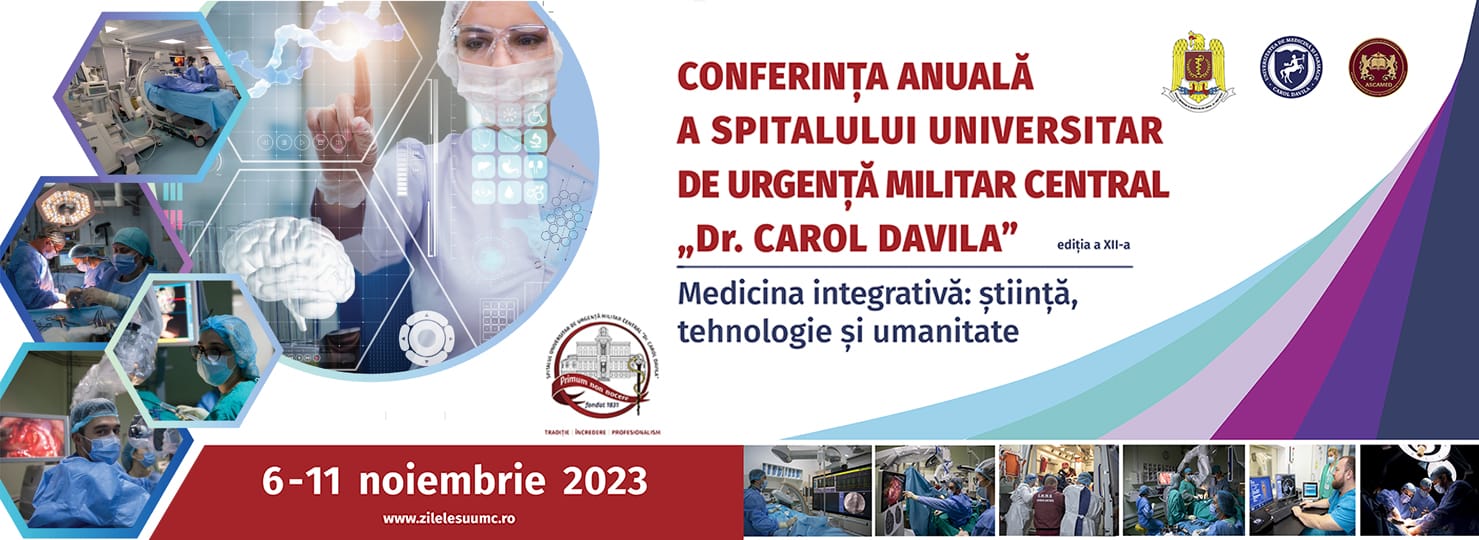 Conferința anuală a Spitalului ,,Dr. Carol Davila”, desfășurată în perioada 6-11 noiembrie 2023 