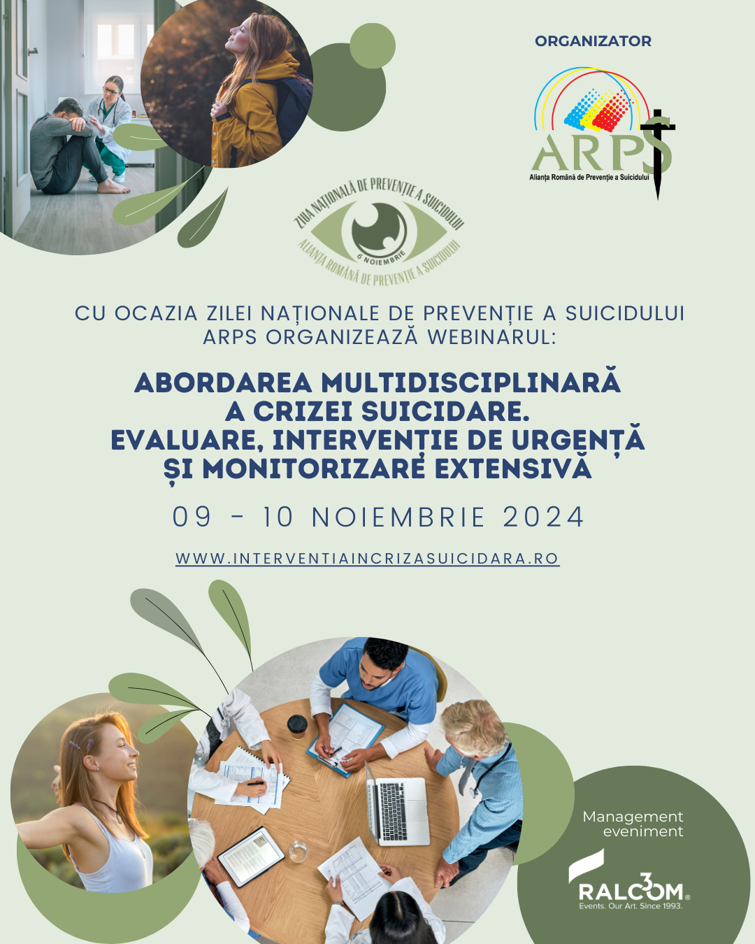 Webinar ARPS - Abordarea multidisicplinară a crizei suicidare