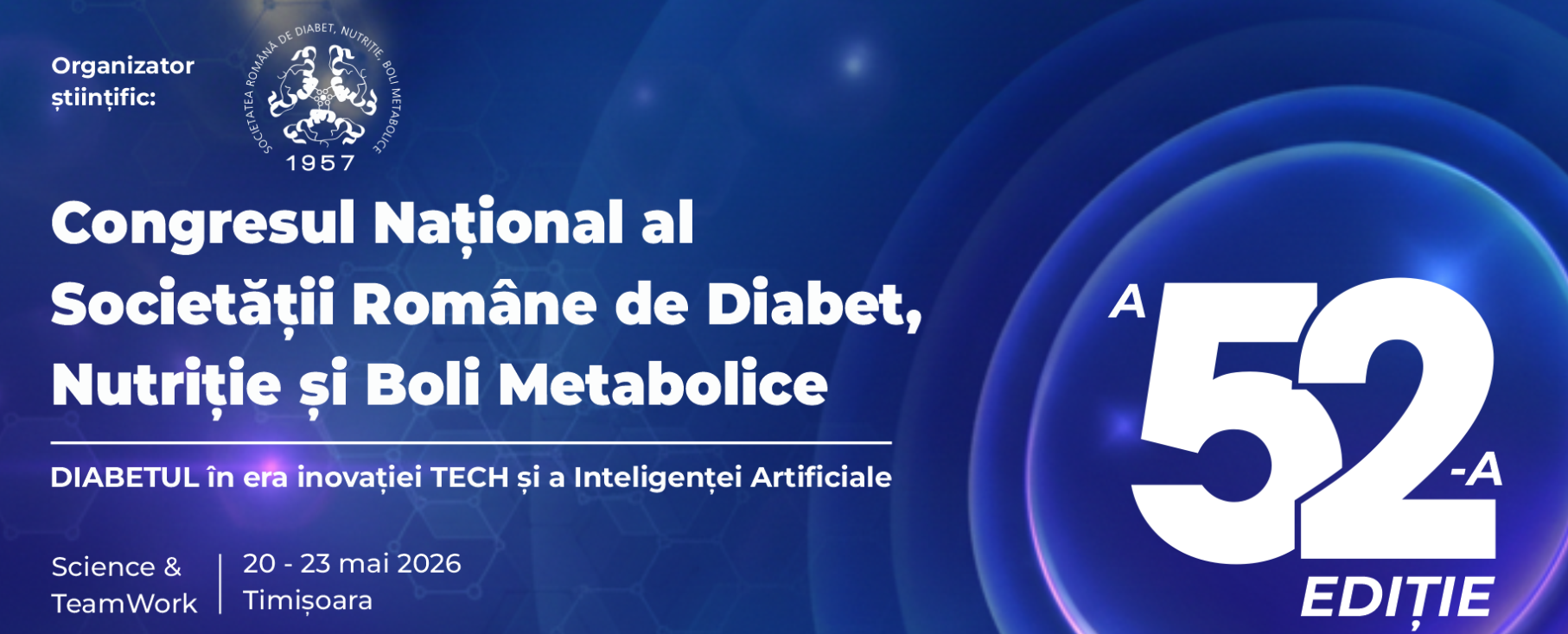 Congresul Național al SRDBM: 20-23 mai, Timișoara