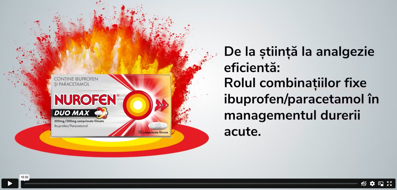 VIDEO-Interviu: Locul combinațiilor ibuprofen-paracetamol în practica curentă