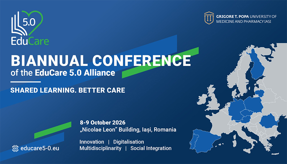 UMF Iași găzduiește conferința bianuală a Alianței EduCare 5.0