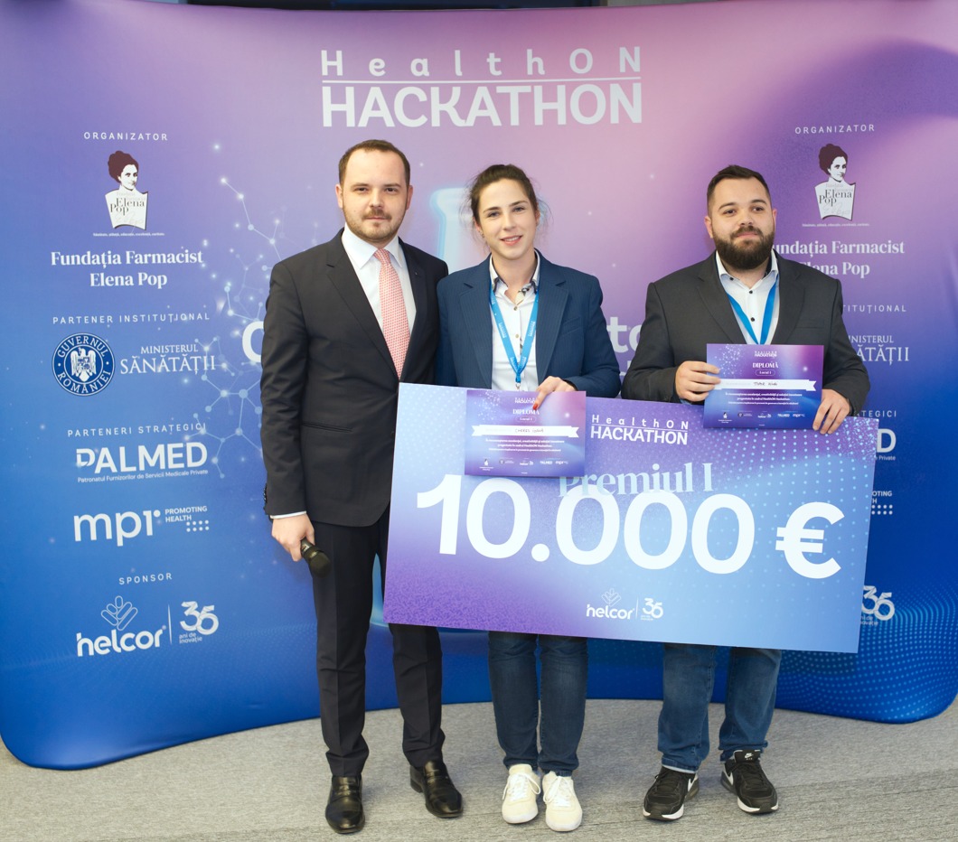 Cine sunt câștigătorii competiției HealthON Hackathon din decembrie