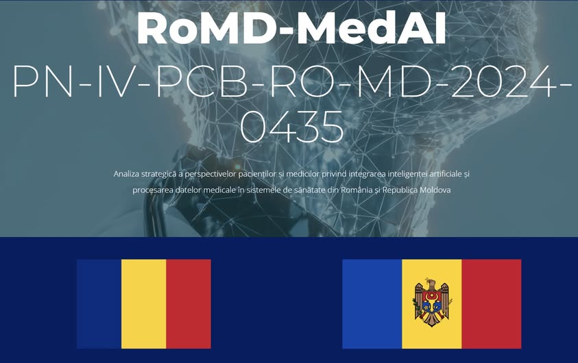 UMF „Carol Davila” conduce proiectul de cercetare RoMD-MedAI