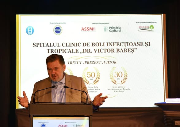 Triplă aniversare a Spitalului „Dr. Victor Babeș” București - Prof. dr. Alexandru Rafila a felicitat echipa