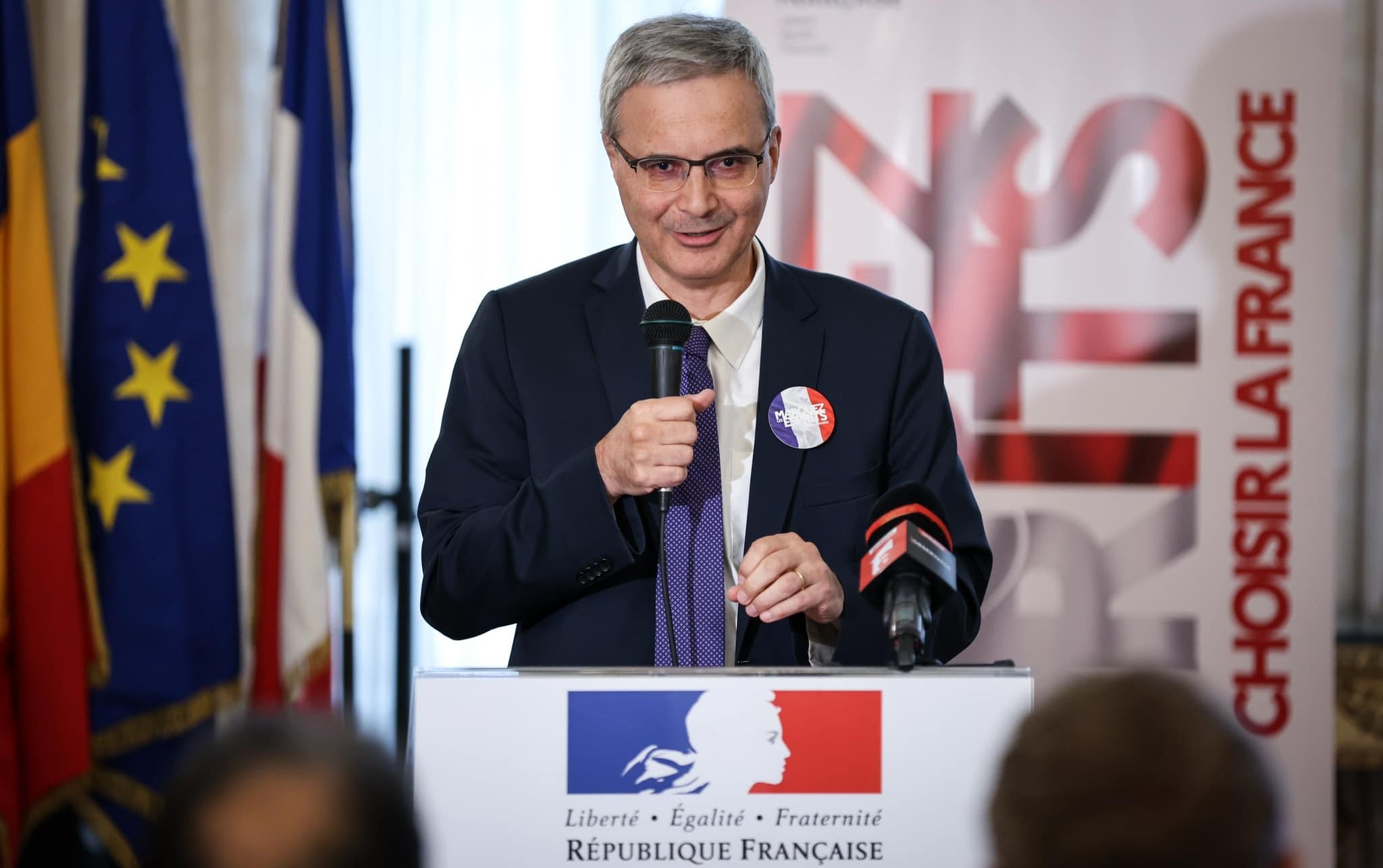 Ambasadorul Franței, în vizită la UMF „Iuliu Hațieganu” Cluj-Napoca