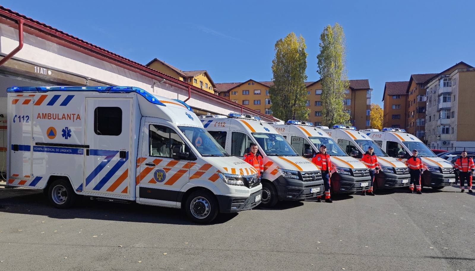 Ambulanțe noi la Gorj