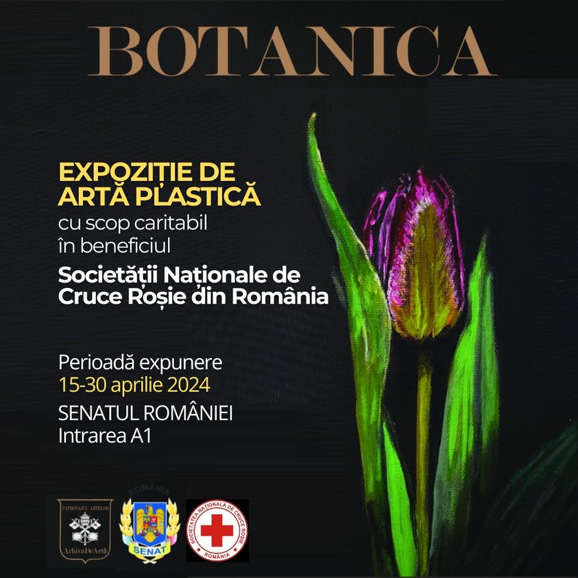 BOTANICA, expoziție de artă plastică în beneficiul Crucii Roșii 