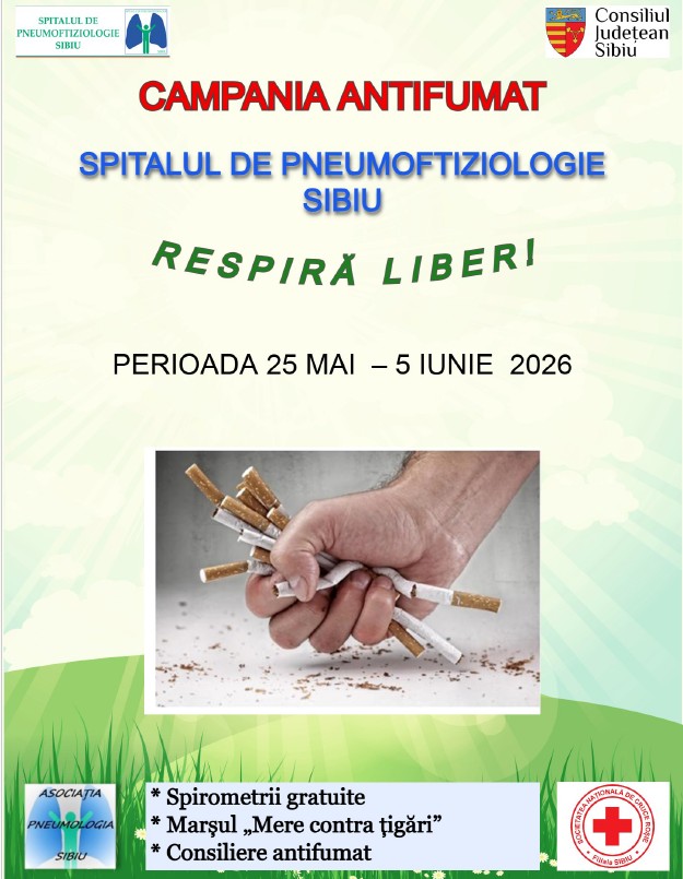 Campanie Antifumat în județul Sibiu