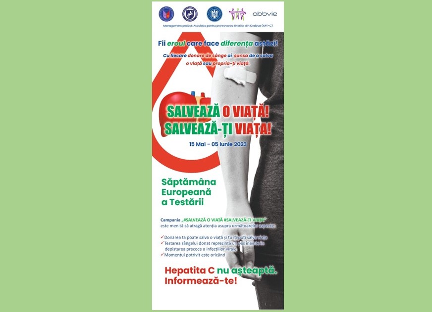UMF Craiova și UMF „Carol Davila” se alătură Săptămânii Europene a Testării