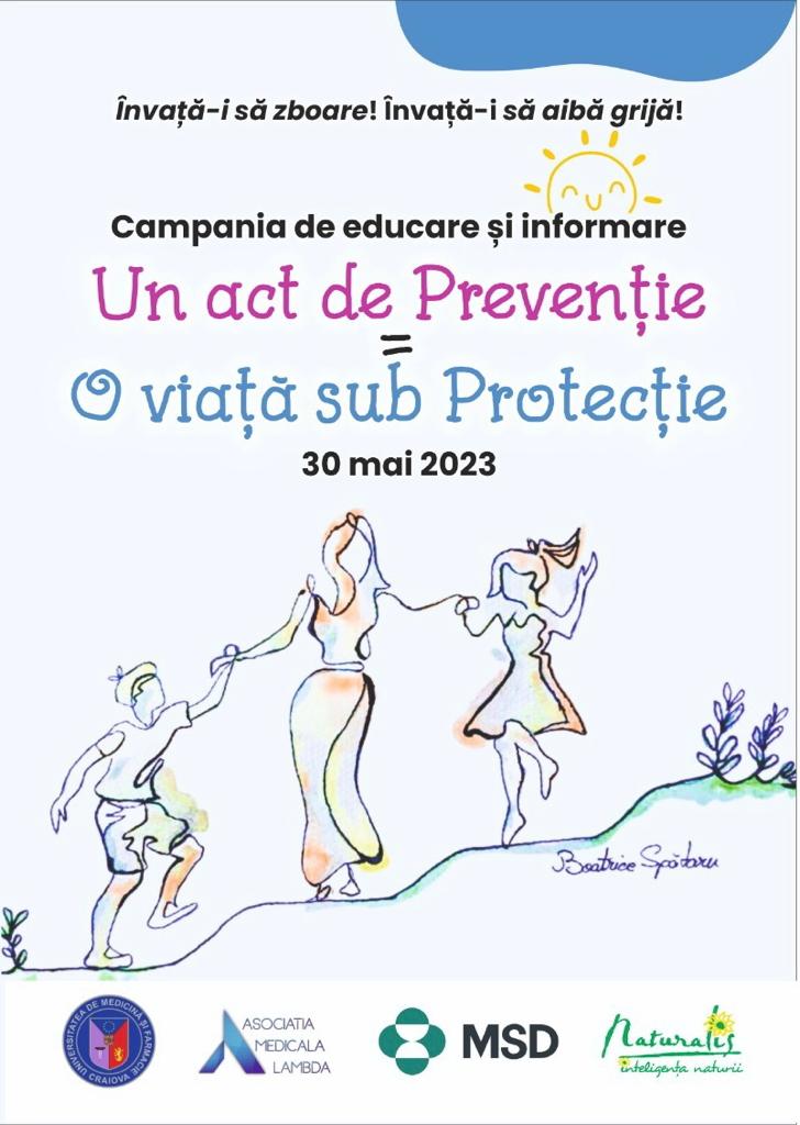 Campanie de informare și educare despre HPV, la UMF Craiova