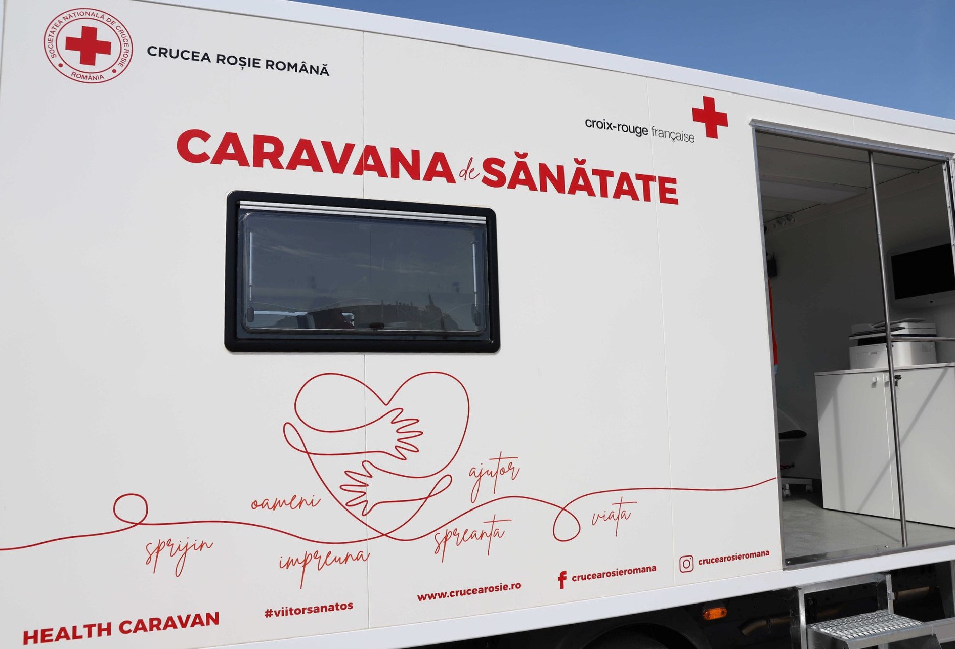 Crucea Roşie Română lansează proiectul „Caravana de Sănătate”