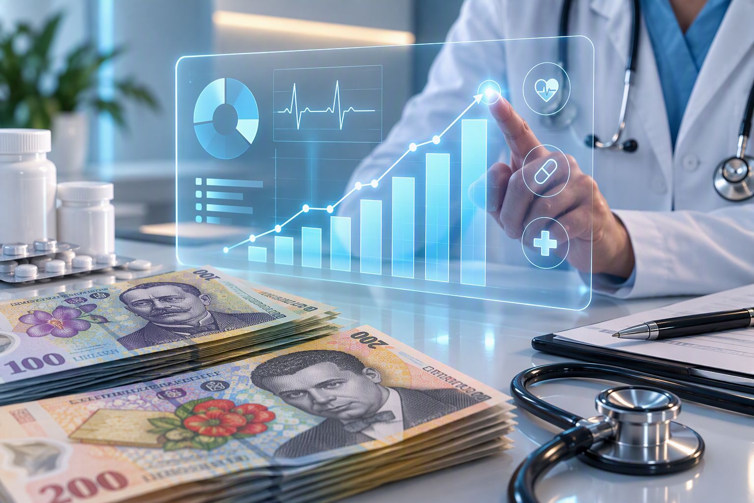 Cheltuielile cu sănătatea au crescut de aproape trei ori în anul 2025