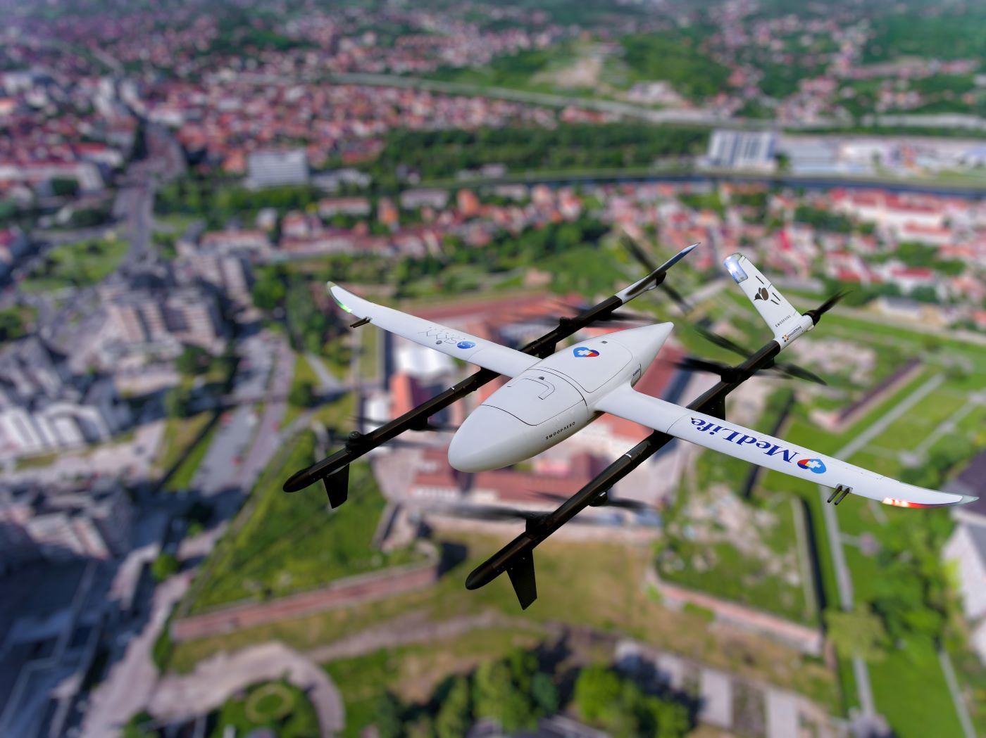 Probele biologice de laborator, transportate cu drona în Europa Centrală și de Est 