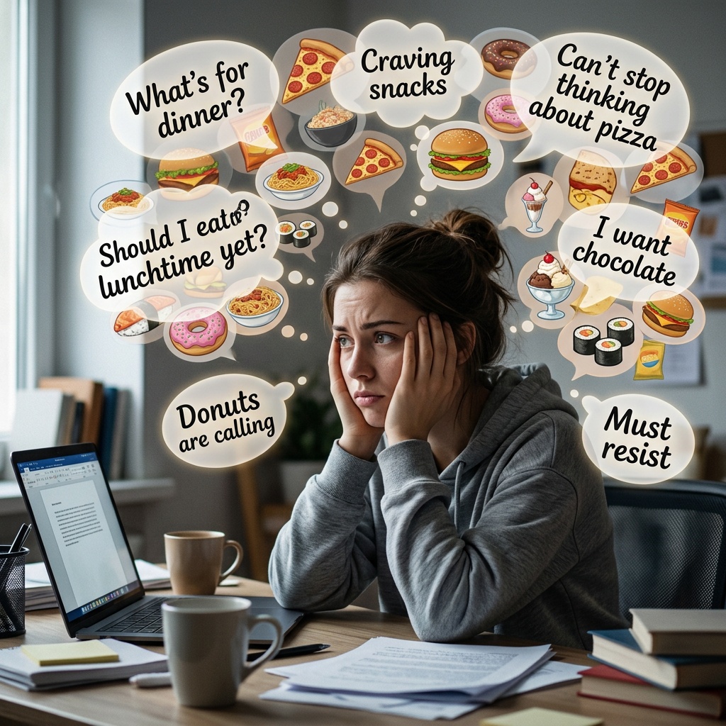 Food noise: motivul pentru care 8 din 10 români se gândesc frecvent la mâncare