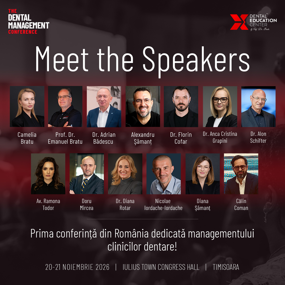 Dental Management Conference: 20-21 noiembrie, Timișoara