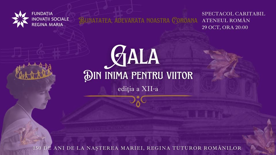 Gala din Inimă pentru Viitor sprijină pacienții și copiii din comunități vulnerabile