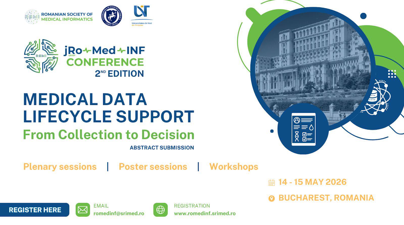 Conferință în 2026, pentru pasionații de informatică medicală