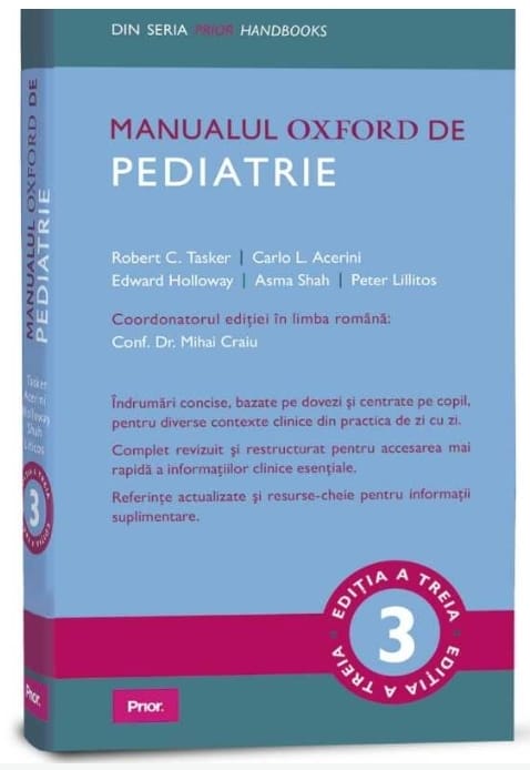 Manualul Oxford de Pediatrie este acum disponibil și în limba română