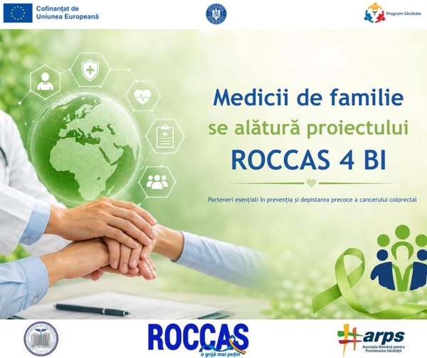 Medicii de familie se alătură proiectului ROCCAS 4 pentru București-Ilfov