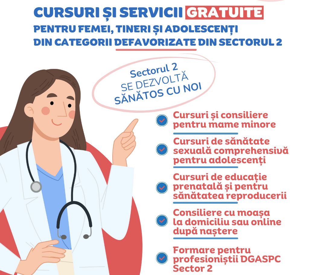 Proiect gratuit pentru locuitorii Sectorului 2