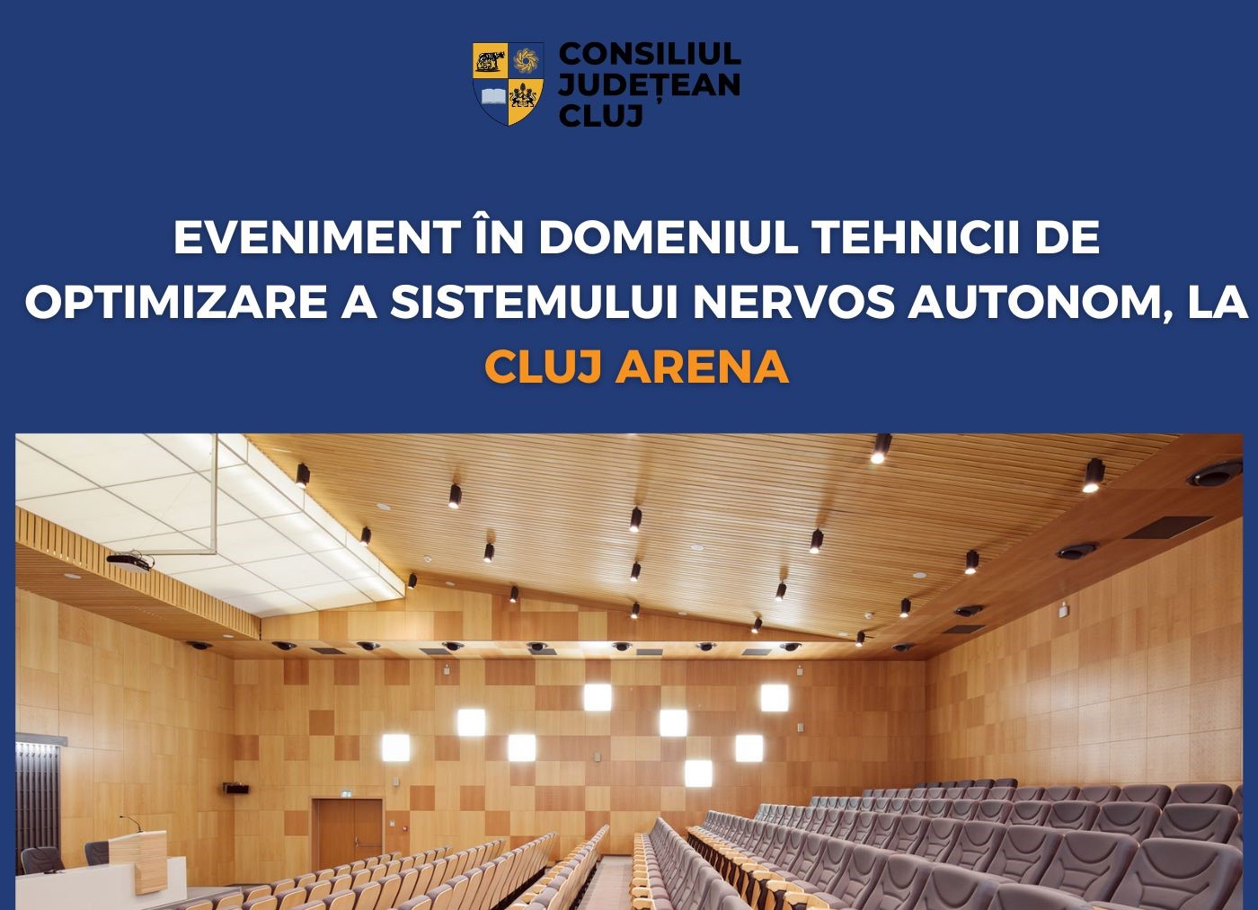 Optimizarea sistemului nervos autonom prin neuromodulare, la Cluj Arena 
