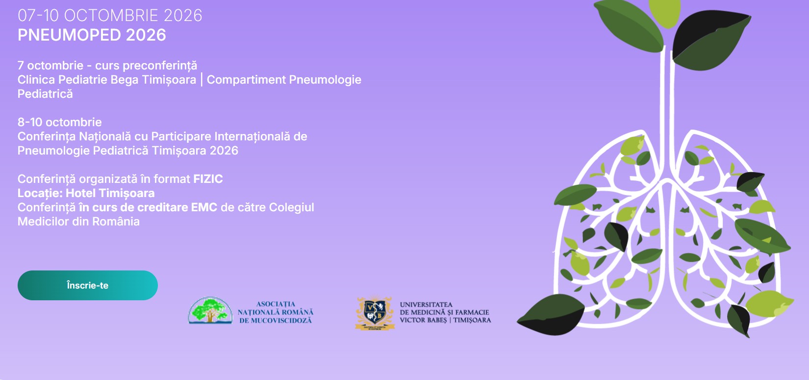 Ce oraș din țară va fi capitala pneumologiei pediatrice, la Conferința PNEUMOPED 2026