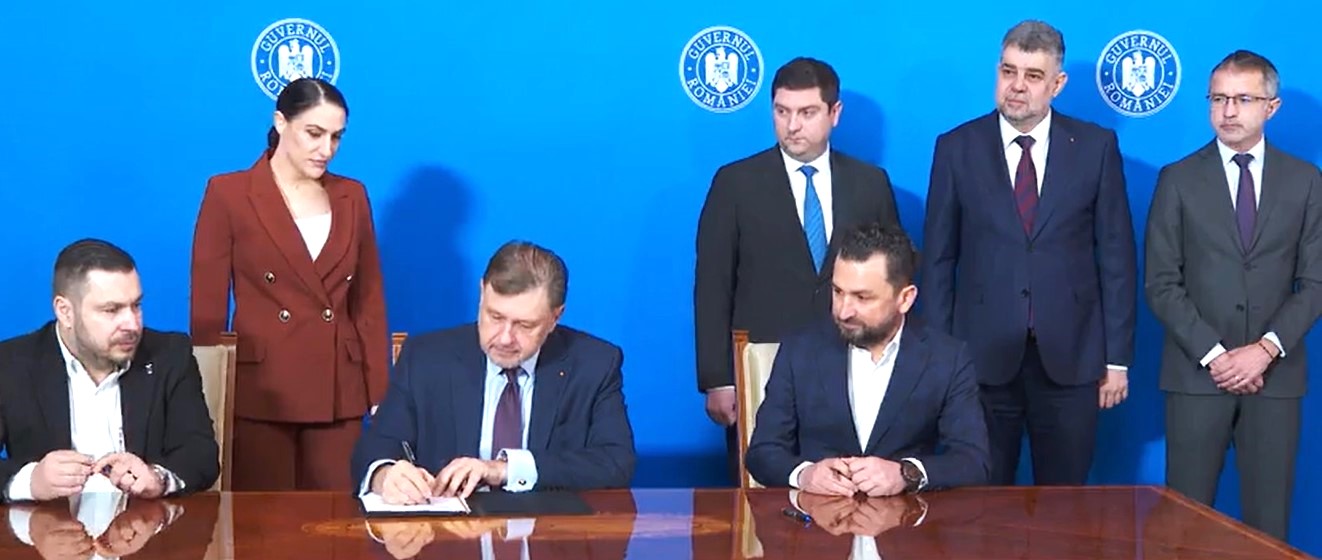S-au semnat contractele pentru construirea spitalelor regionale de urgență Iași și Cluj