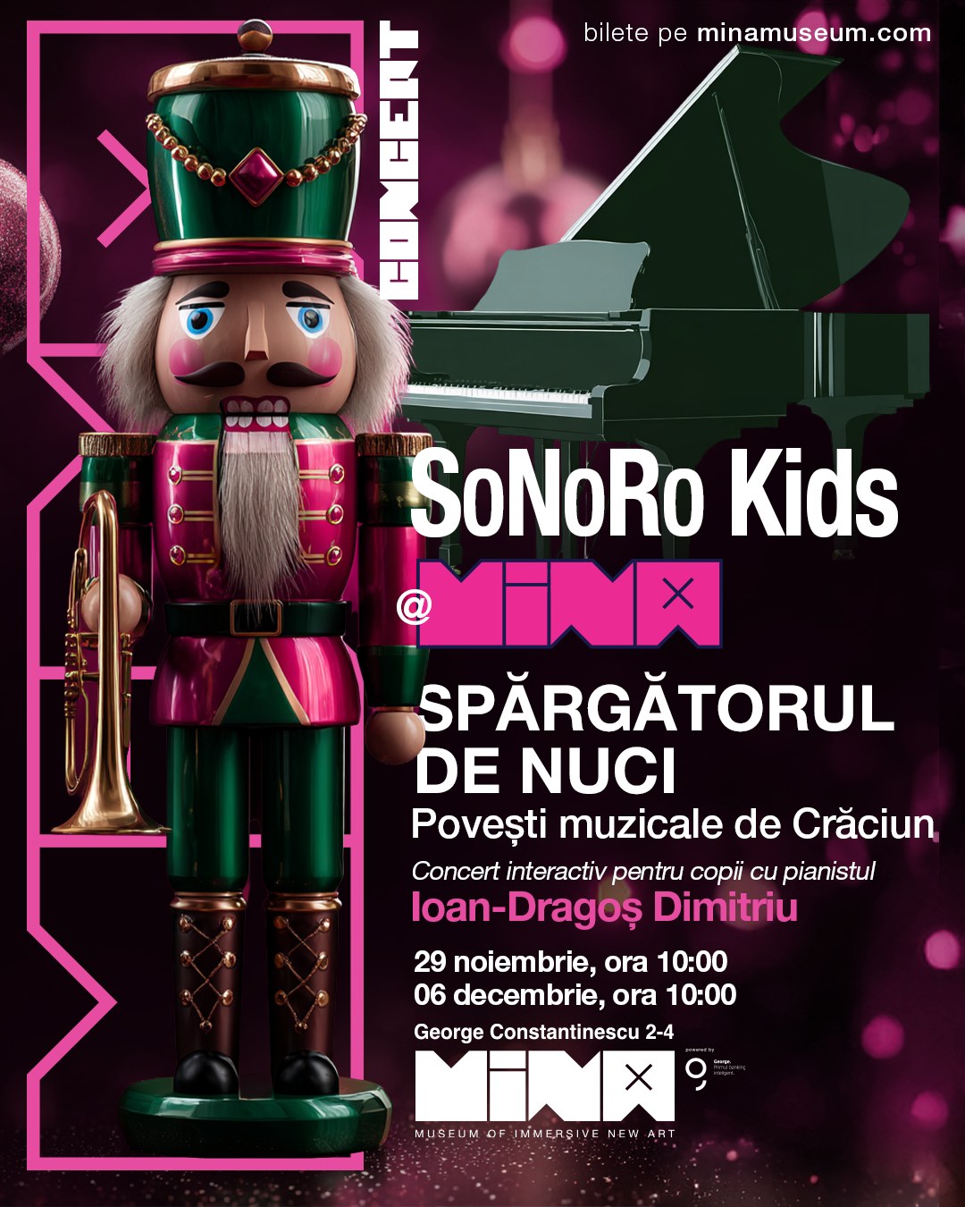 Activități și ateliere pentru copii, la muzeul de artă imersivă