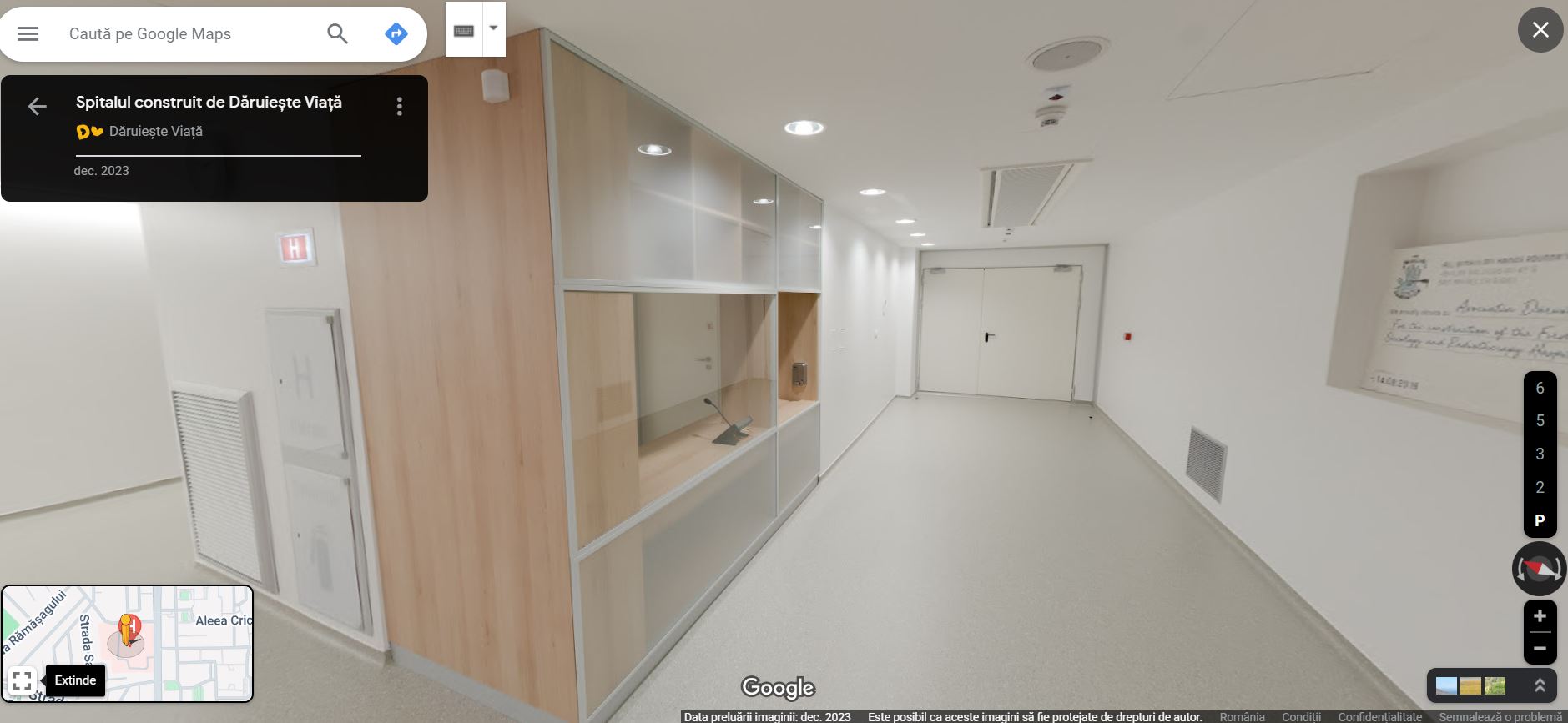 Spitalul construit de Asociaţia „Dăruieşte viaţă” poate fi vizitat virtual