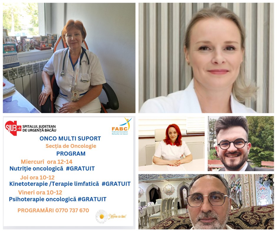 SJU Bacău implementează proiectul „Onco Multi Suport” 