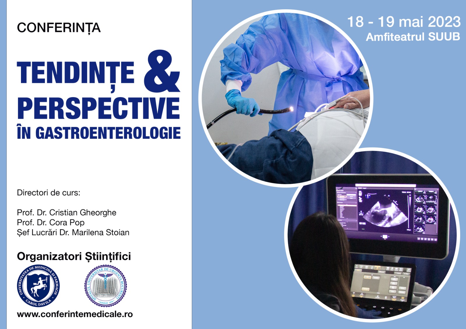 Conferința „Tendințe și perspective în gastroenterologie” are loc la SUUB