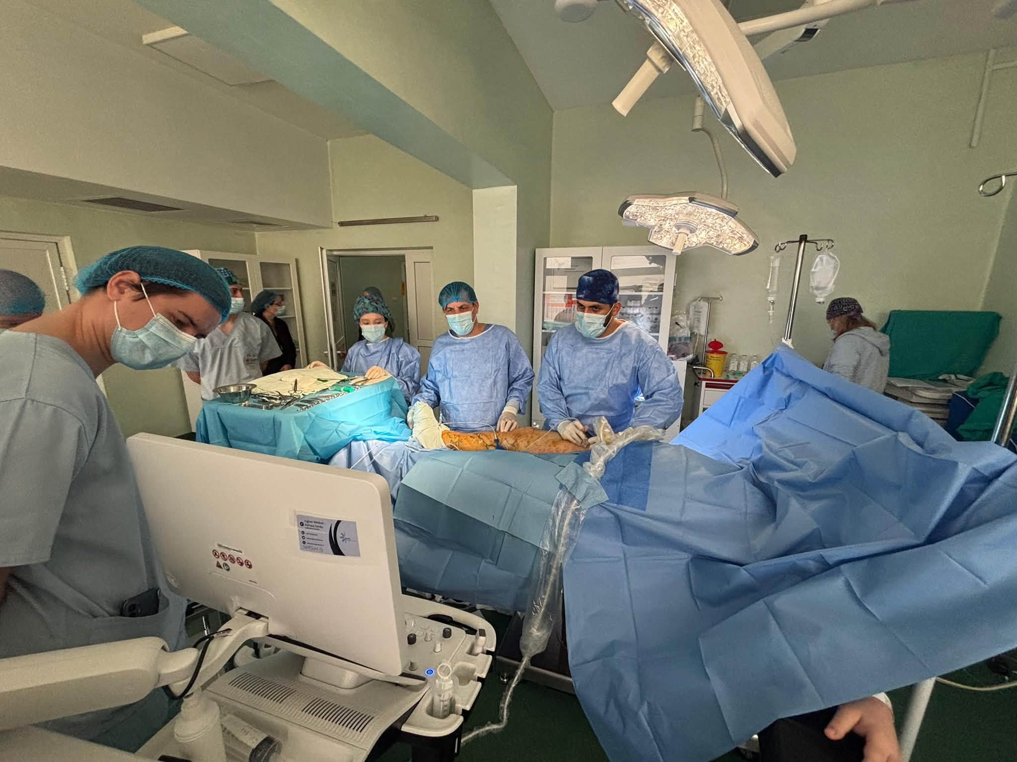 Sistem pentru tratamentul minim invaziv al varicelor, la Spitalul „Sfântul Pantelimon”