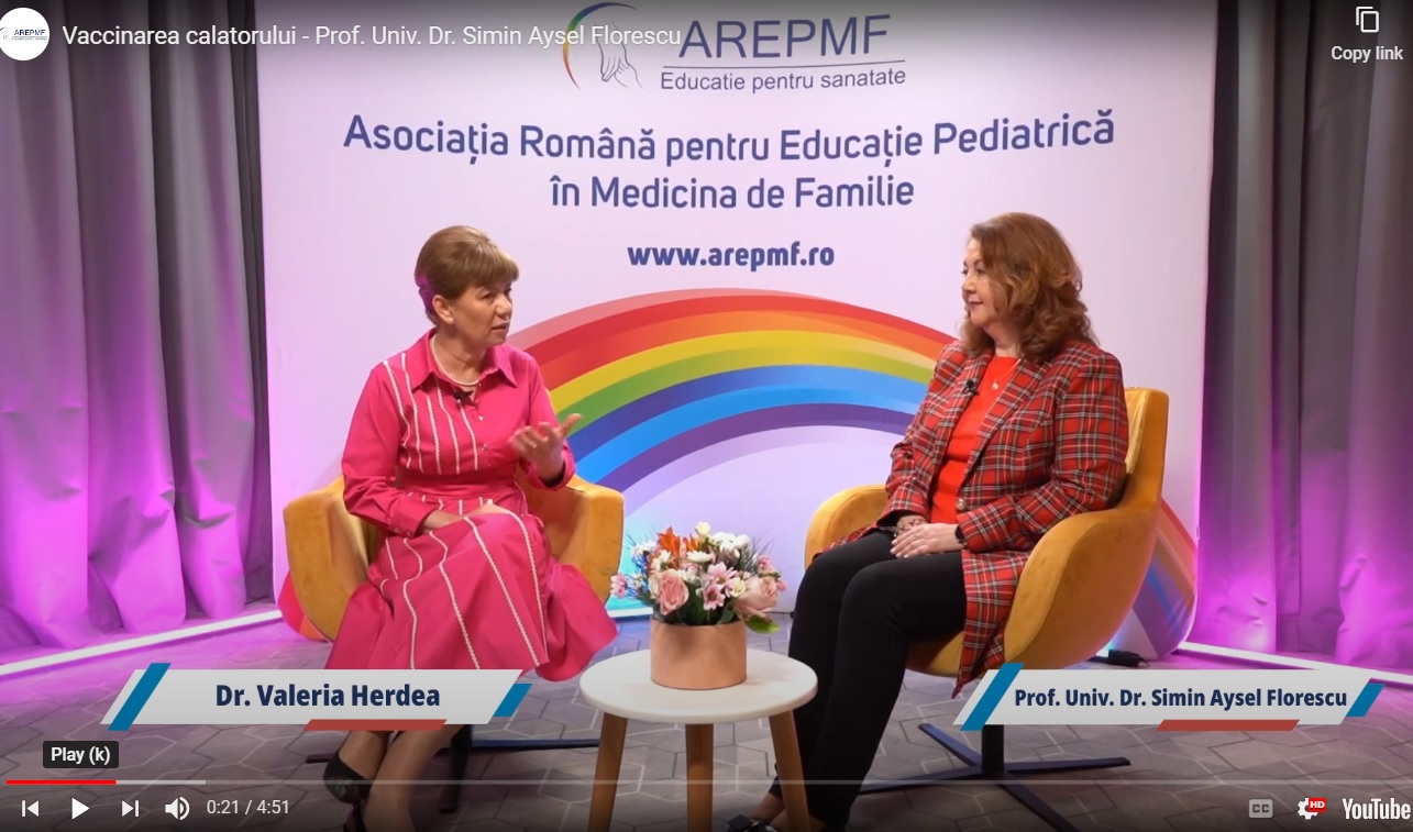 Dr. Simin-Aysel Florescu a colaborat la un proiect al AREPMF despre vaccinare